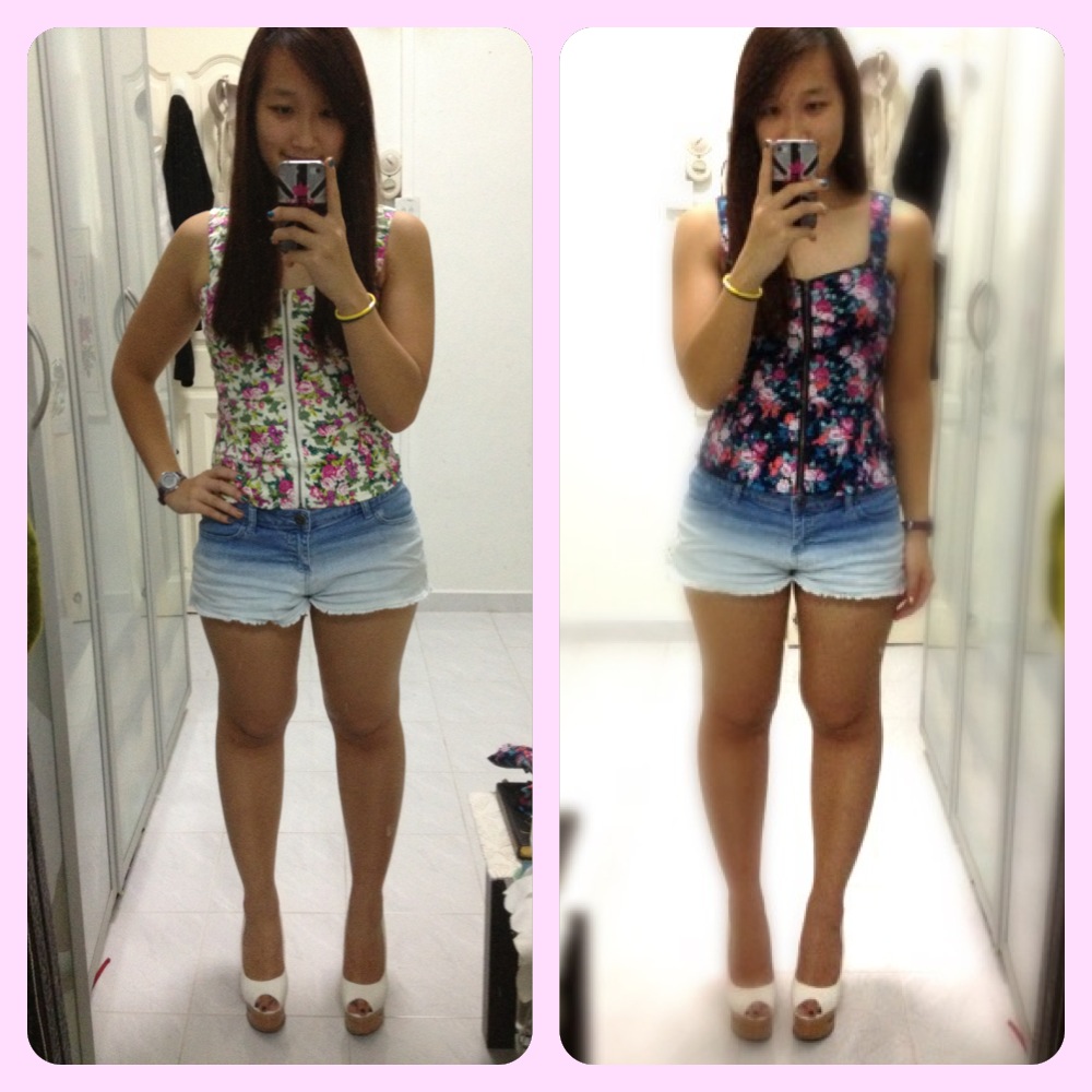Singapore Reviews The Closet Lover Floral Bustier