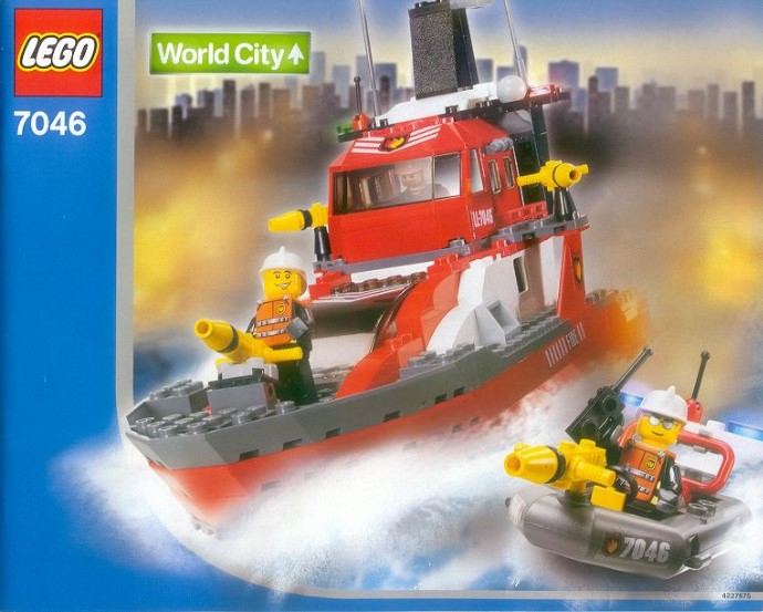lego firefighter boat