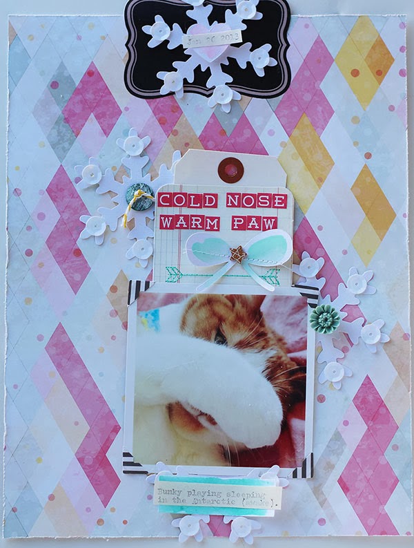 things that shine Color Swatch layoutsFebruary Cocoa Daisy kits