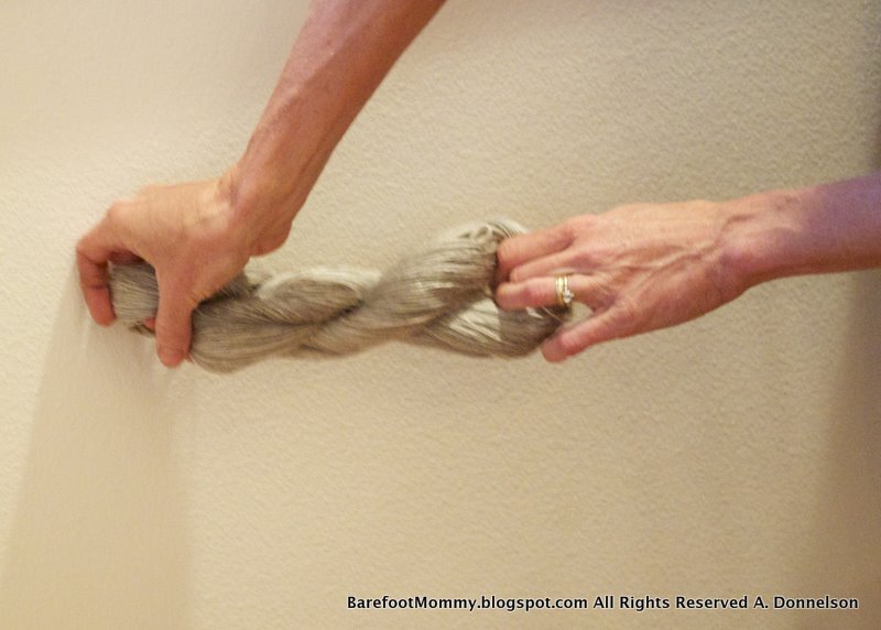 Life in the Slow Lane How I Make a Hank of Yarn out of a Skein