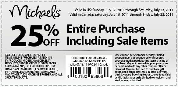 Michaels Coupons  Living Rich With Coupons®