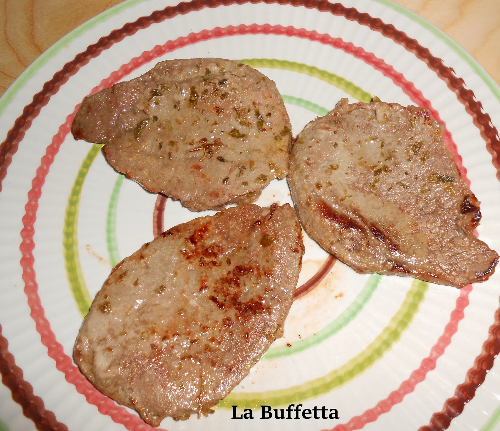 fettine di vitello all'origano