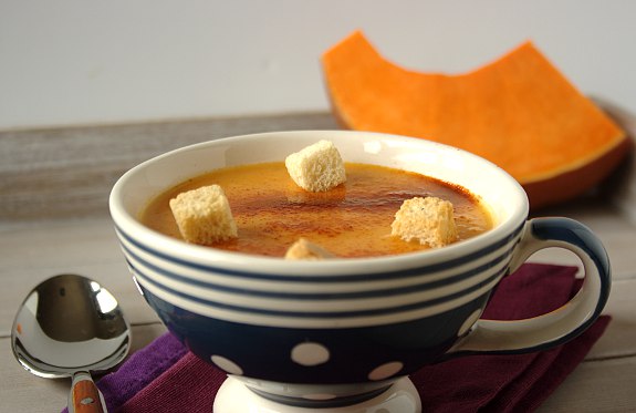 Emagreça com esta deliciosa sopa de abóbora com gengibre