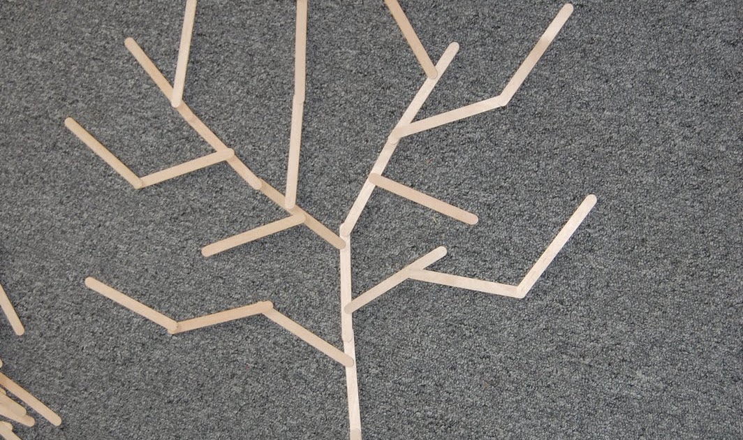 Temporary Waffle DIY Wall Art + Leaf Garland