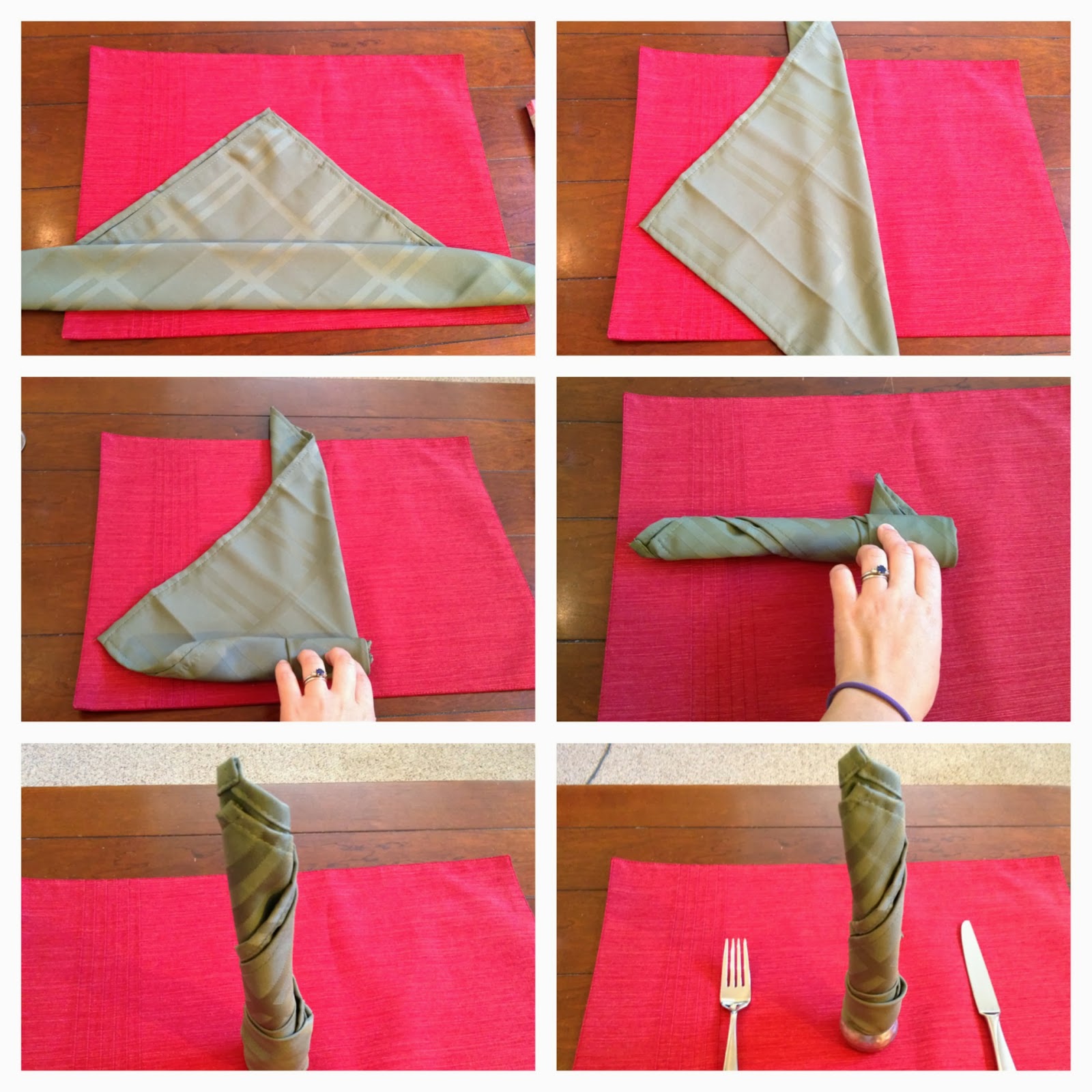 history of table napkin folding