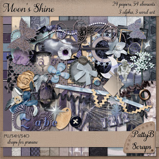 Moon's Shine by PattyB Scraps