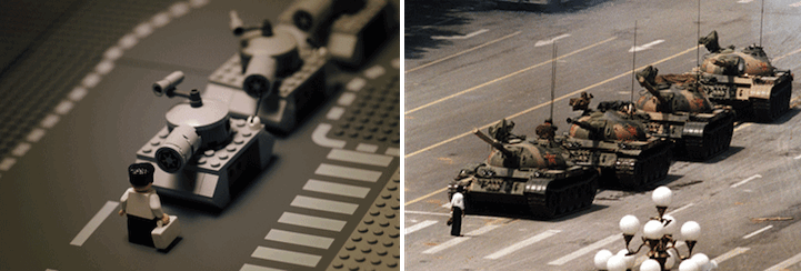 15 Famous Photographs Recreated In Lego