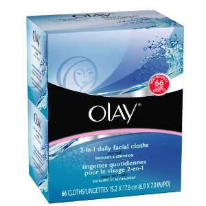 Best Buy Beauty skin care discount best price low price free shipping on sale Olay 2-in-1 Normal Daily Facial Cloths