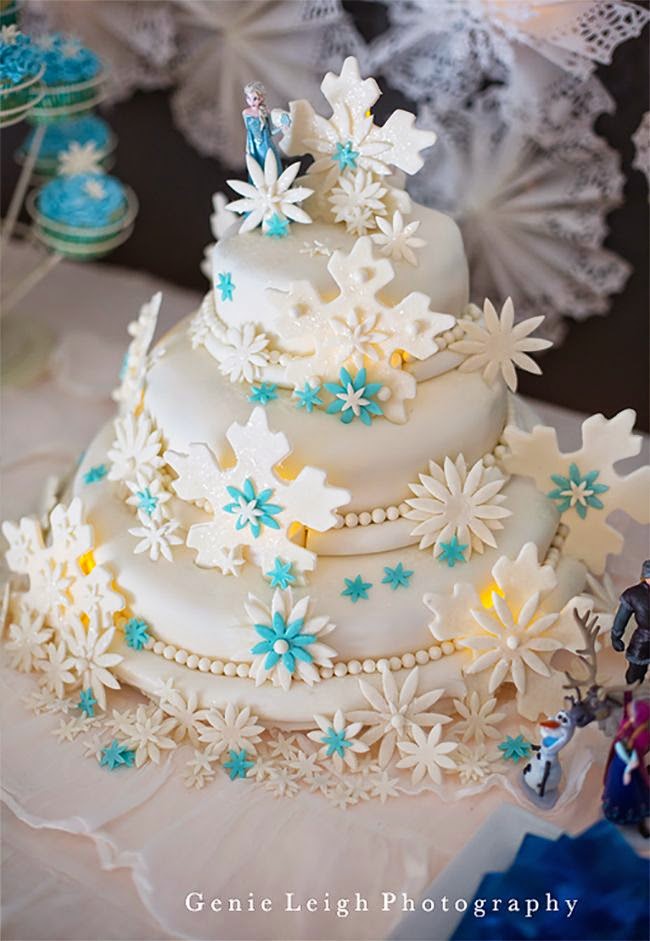 The Princess Birthday Blog FROZEN Birthday Party Cakes