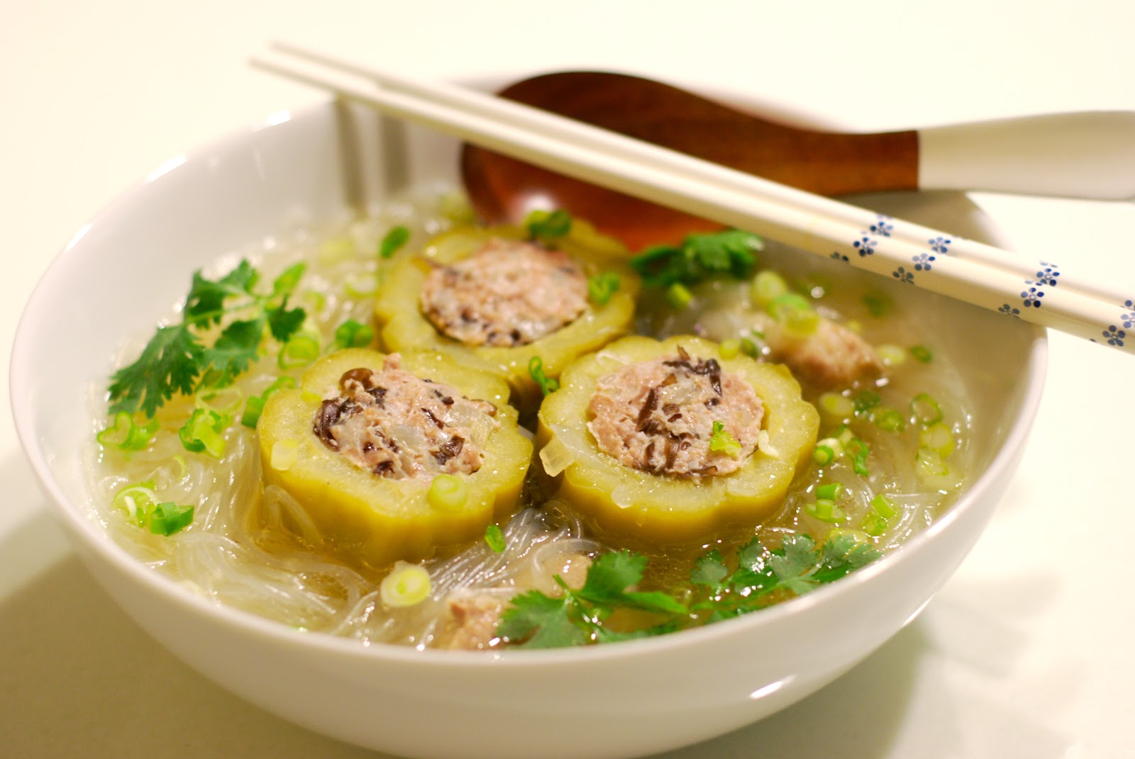 HaonoaH Vietnamese Stuffed Bitter Melon Soup with Cellophane Noodles