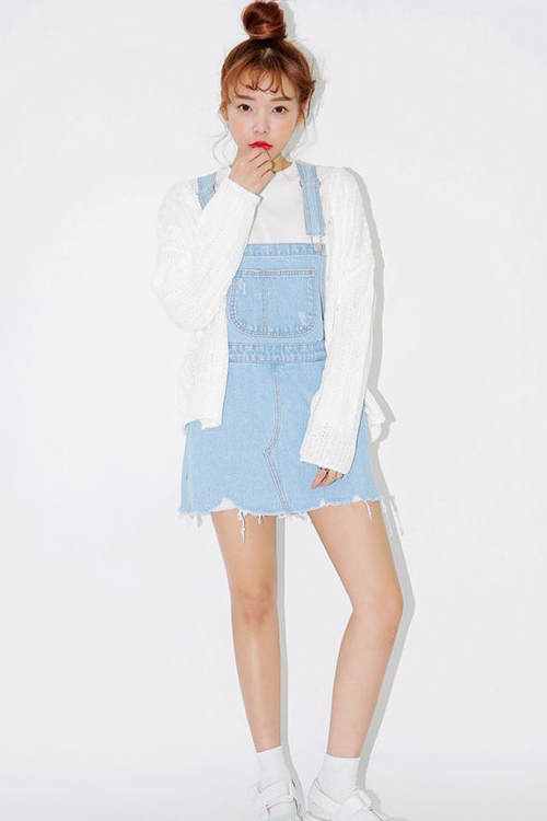 overall dress korean CEGICAP