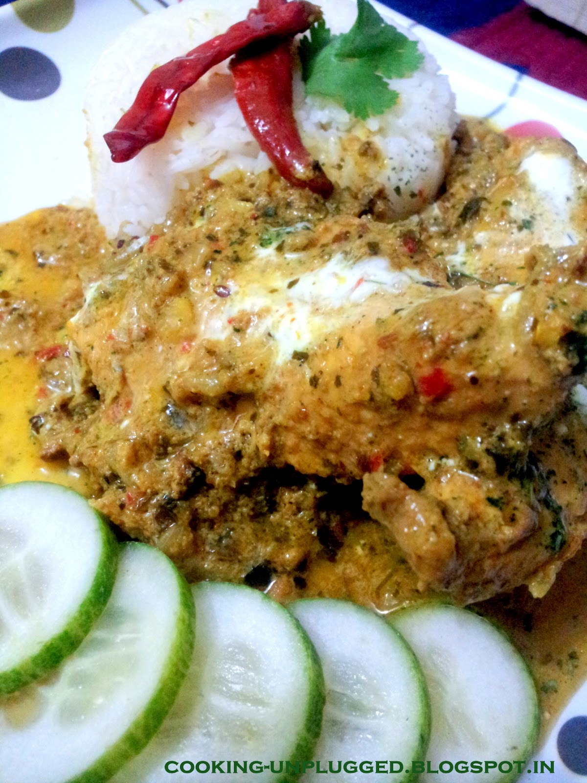 Flavors from my kitchen ! MethiMalai Chicken Curry