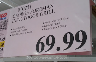 Deal for the George Foreman Indoor/Outdoor Electric Grill at Costco