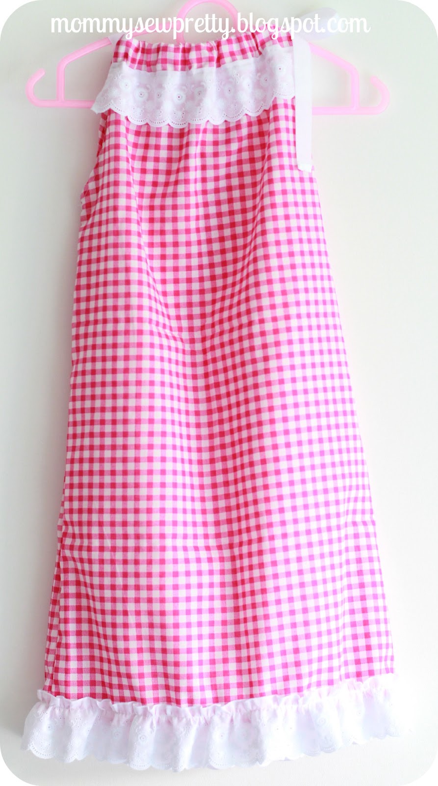 mommy sew pretty Pillow Case Dresses with Lace