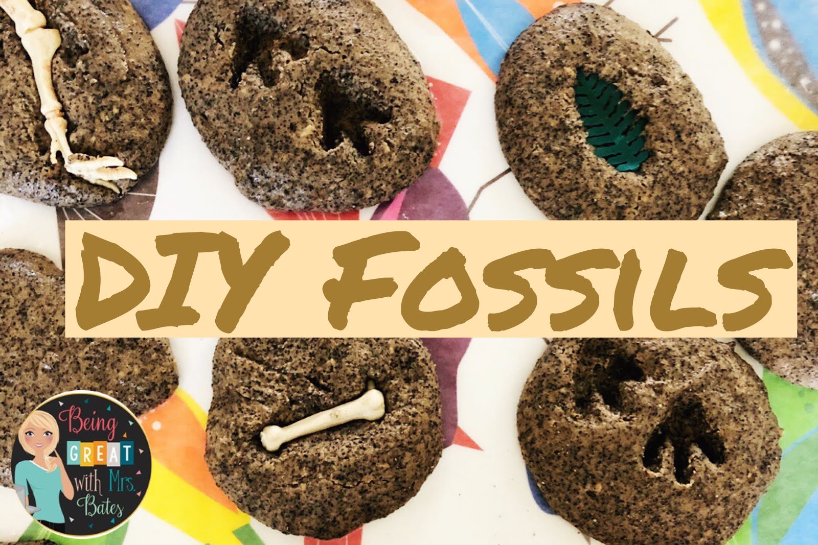 Being Great with Mrs. Bates Fossil Sorting Activity Kit