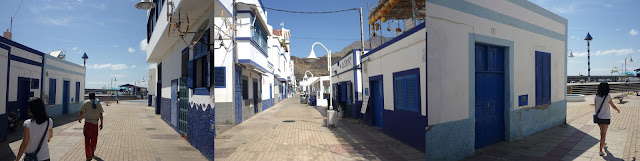 Straße in Puerto de las Nieves