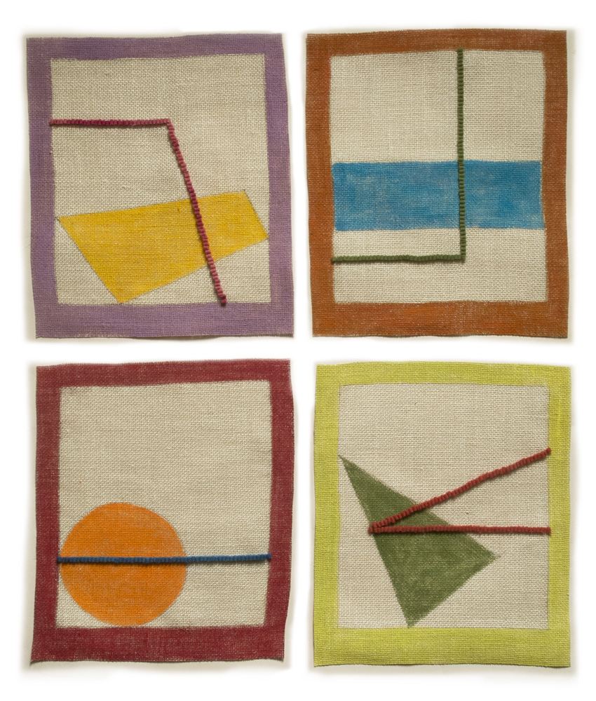 Studio and Garden New Hooked Wool Drawings