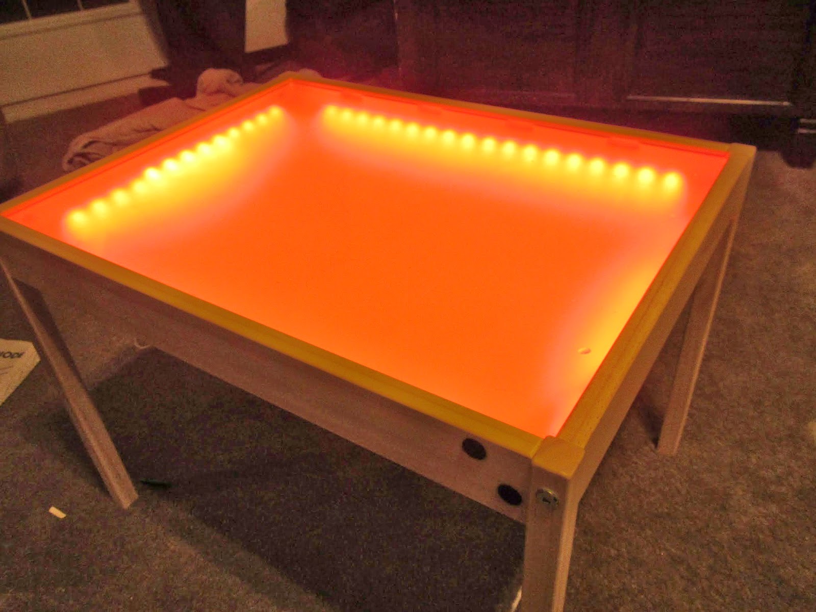 Hobby Mommy Creations DIY Light Table IKEA Hack