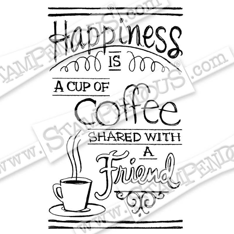 Digital Stamp Coffee Cup Holding Paint Brushes Digital Stamp Coffee Cup Holding Paint Brushes