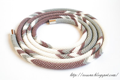 Beaded rope crochet