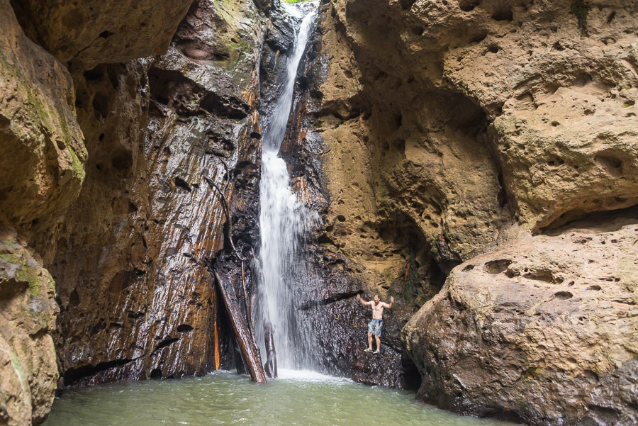 To Pai, The Land Split. Pam Bok Waterfall