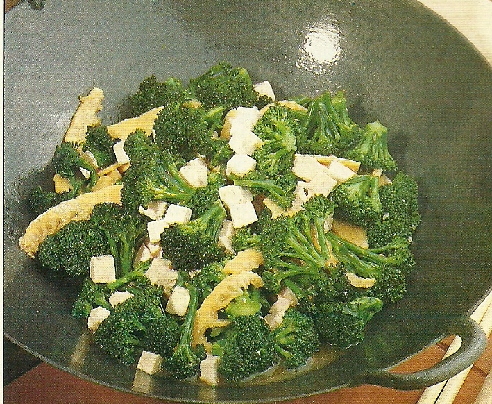 STIRFRIED BROCCOLI AND BEAN CURD IN OYSTER SAUCE Maruja Recipe