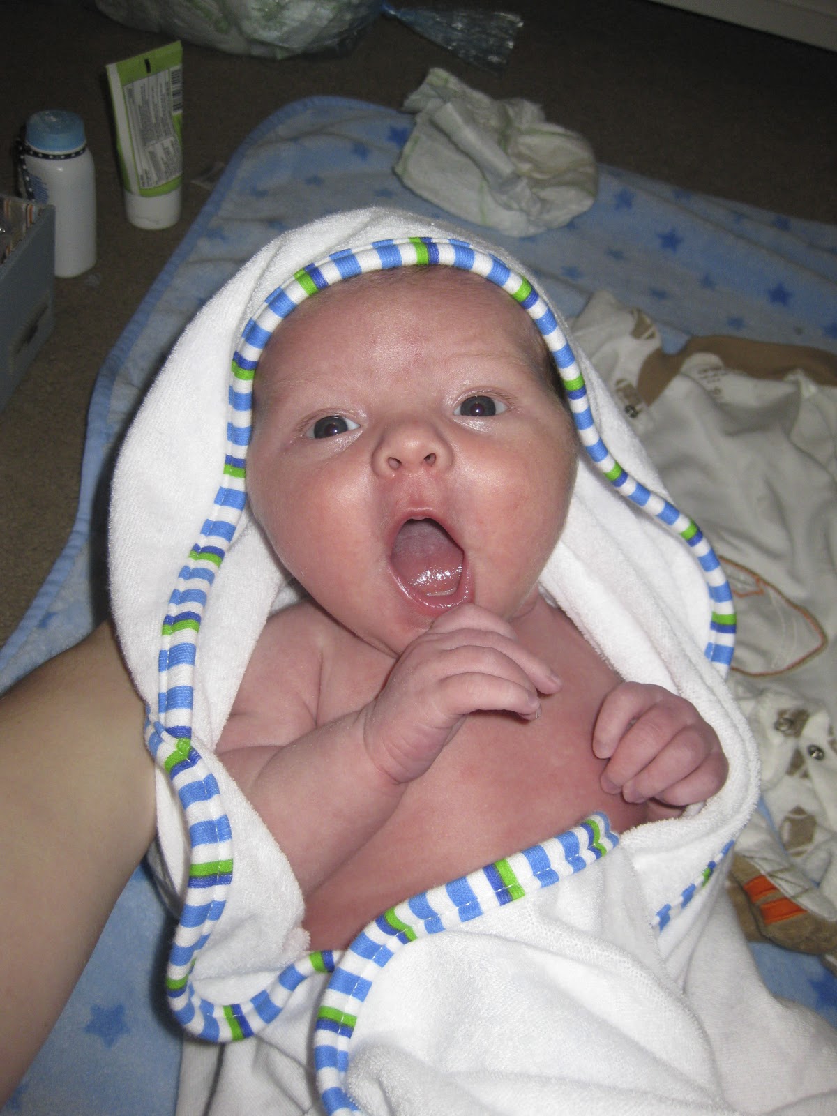 The Baby Bump First Bath!