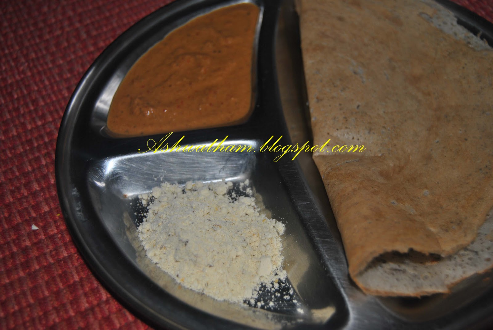 Ashwatham Sajja / Bajra / Pearl Millet dosa