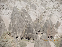 Scene of 1978 Star Wars filming adjacent to Selime Cathedral, Cappadocia, Turkey