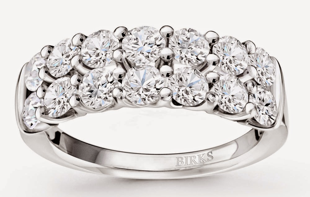 Birks Women's Diamond Wedding Rings White Gold Design