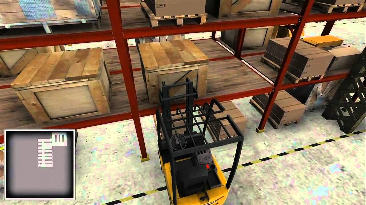 Game Simulasi Belajar Forklift Warehouse and Logistics Pc Download