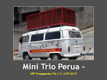 Mini trio elétrico - Perua Kombi
