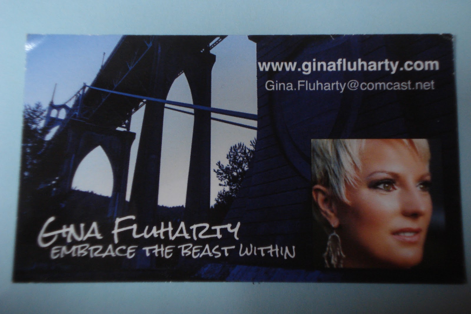author business card