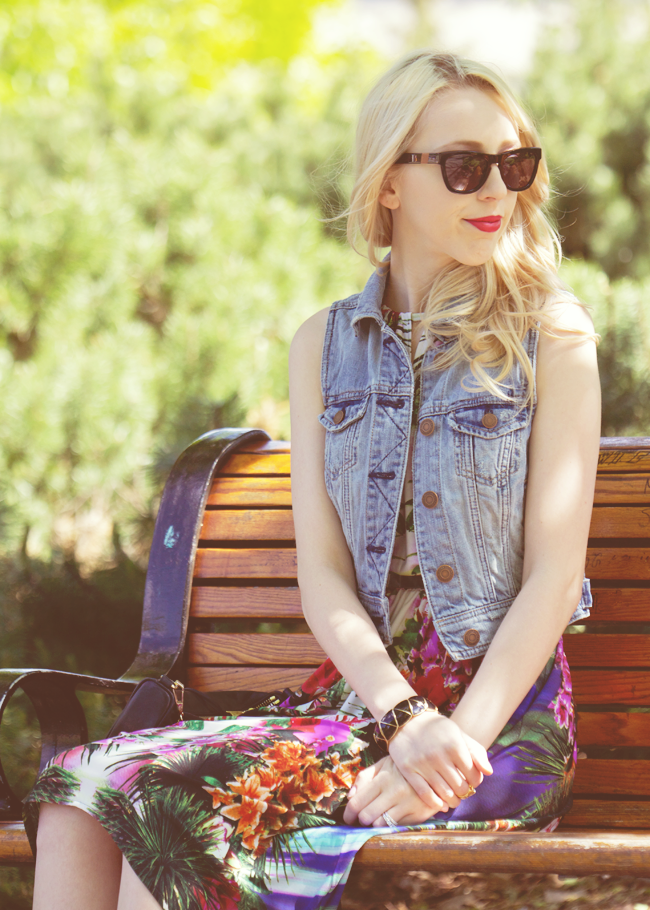 london times tropical high-low dress savvy summer