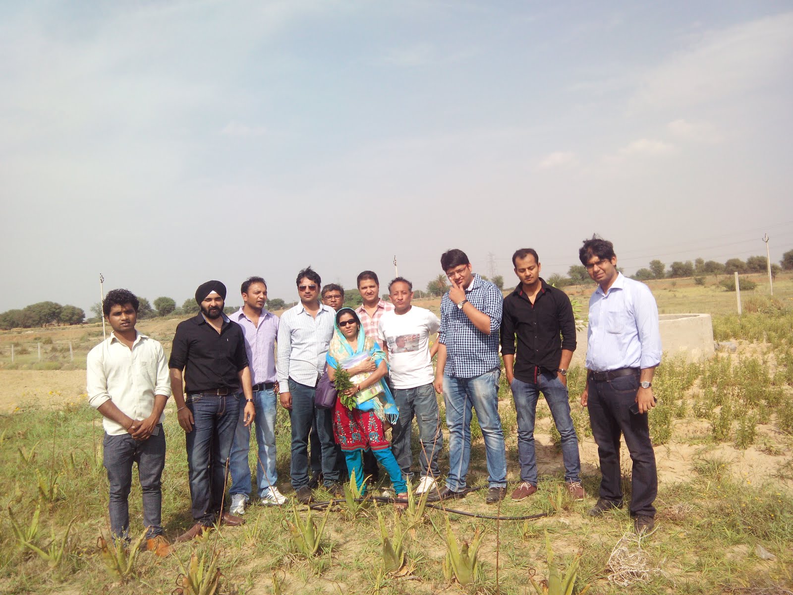 ALOE VERA CULTIVATION TRAINEES