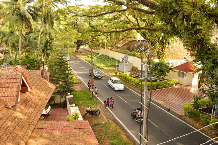 View of K.J Herschel Road (Beach Road) from our roof