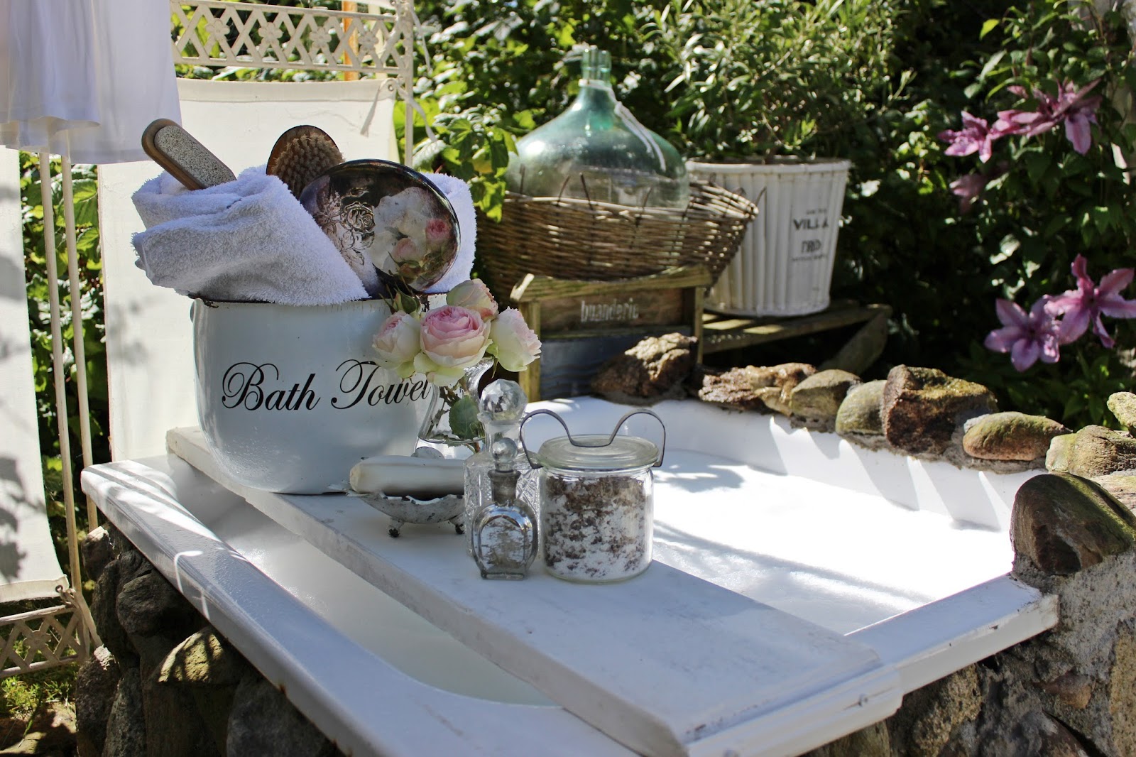 Hos villa fryd: store badedag