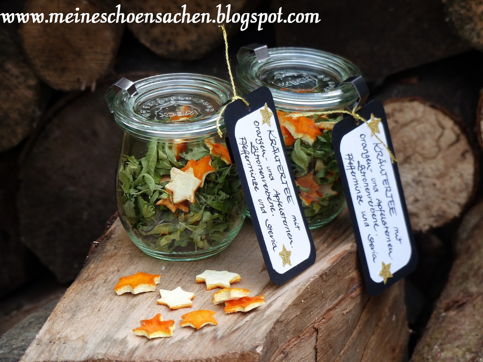 Meine Schonsachen Kleine Weihnachtsgeschenke Krautertee Mit Sternchen