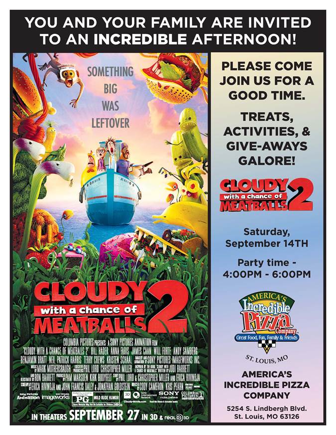 Survival Guide by The Working Mom Cloudy with a Chance of Meatballs 2