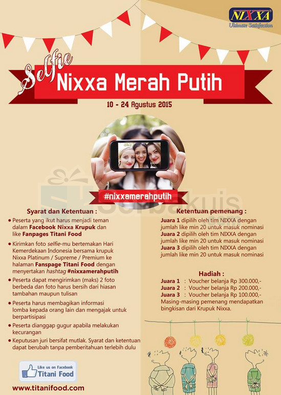 Kontes Selfie Nixxa Merah Putih Kontes Selfie Nixxa Merah Putih