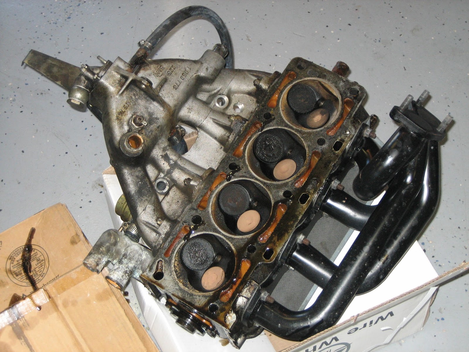 Eric's Garage: BMW 2002 M10 engine build bmw m10 engine diagram 
