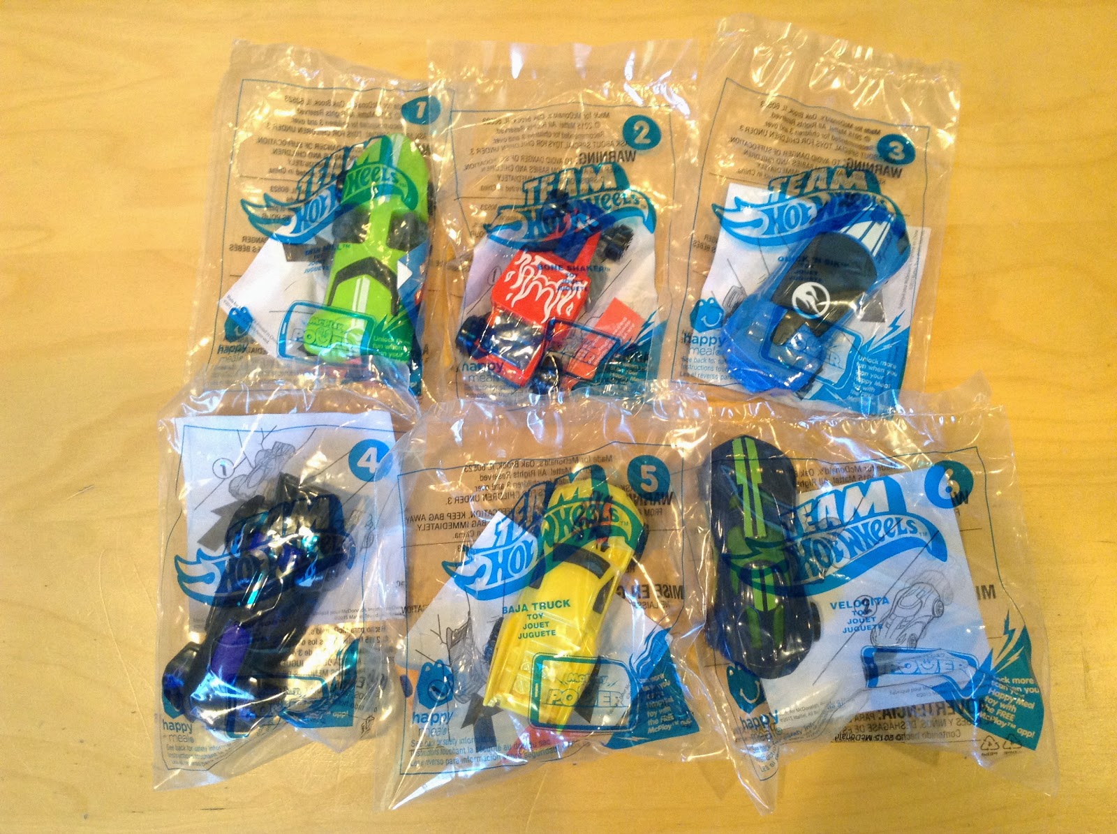 mcdonalds happy meal toys hot wheels
