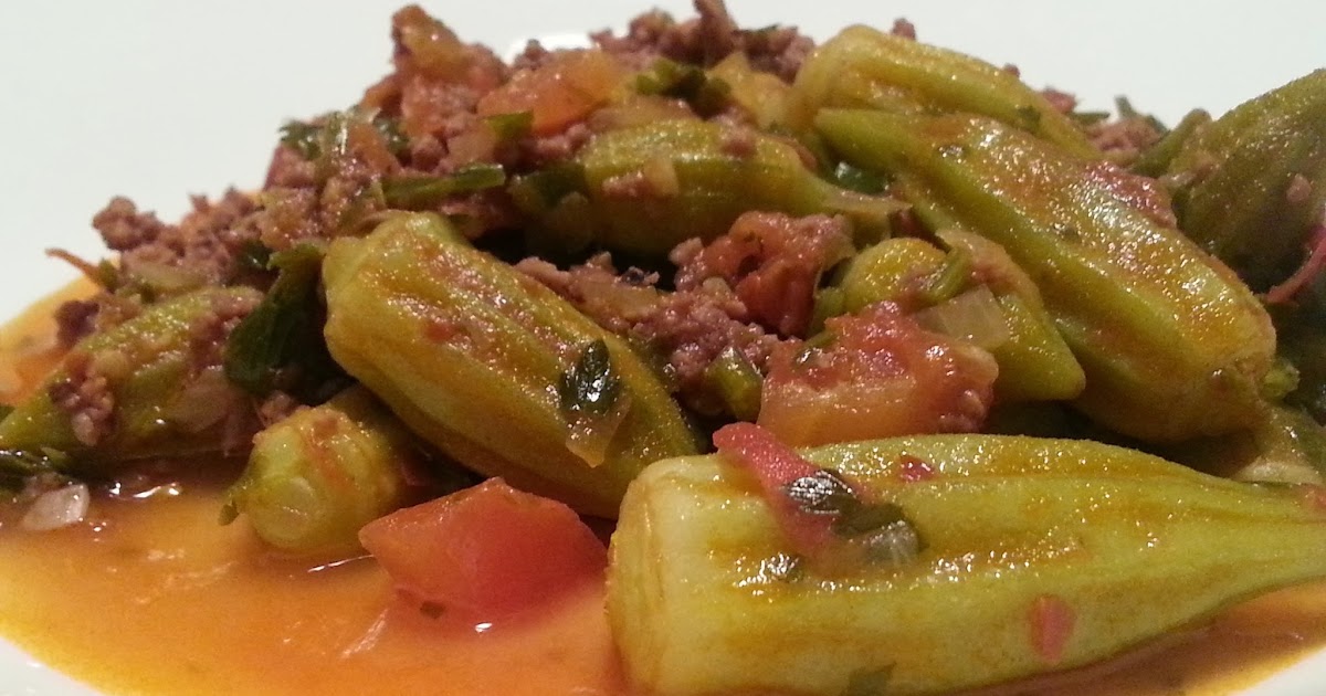 Cook with Buru Okra with ground beef