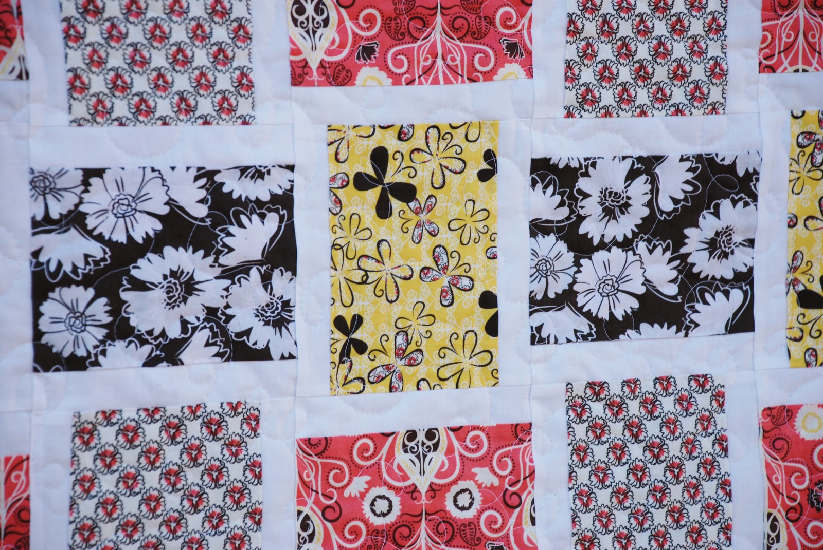 Charley, Dee, & Me Basket Weave Baby Quilt