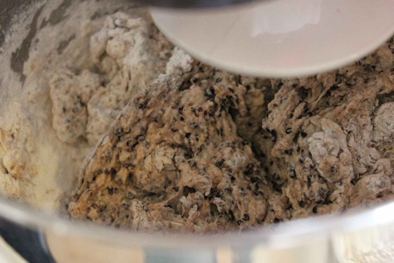 UnProcessing My World Dutch Oven Artisan Quinoa Bread