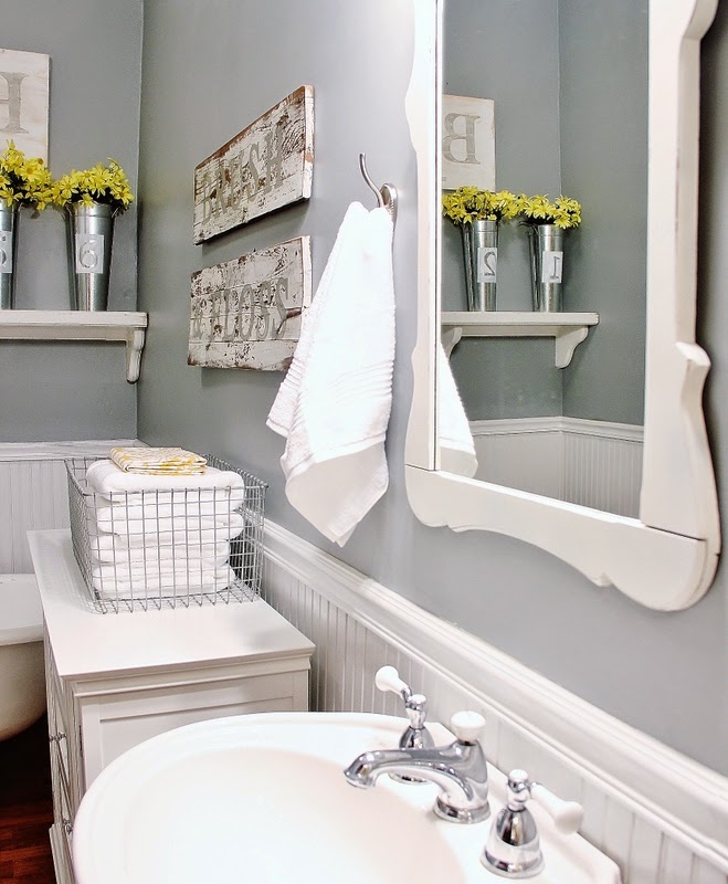 Ideas By Looking At The Images Below About Farmhouse Bathroom Ideas