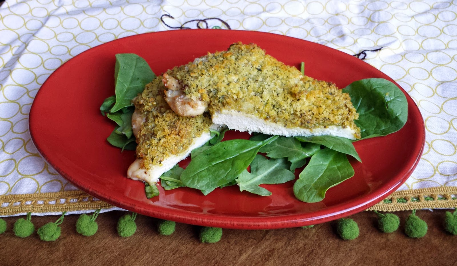 Loaves n Dishes PISTACHIO PESTO BREADED CHICKEN