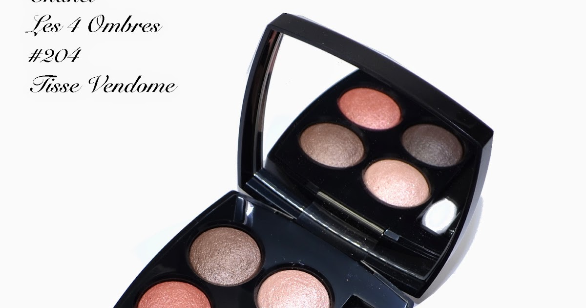 Chanel Les 4 Ombres Eyeshadow Quad • Eye Palette Review & Swatches