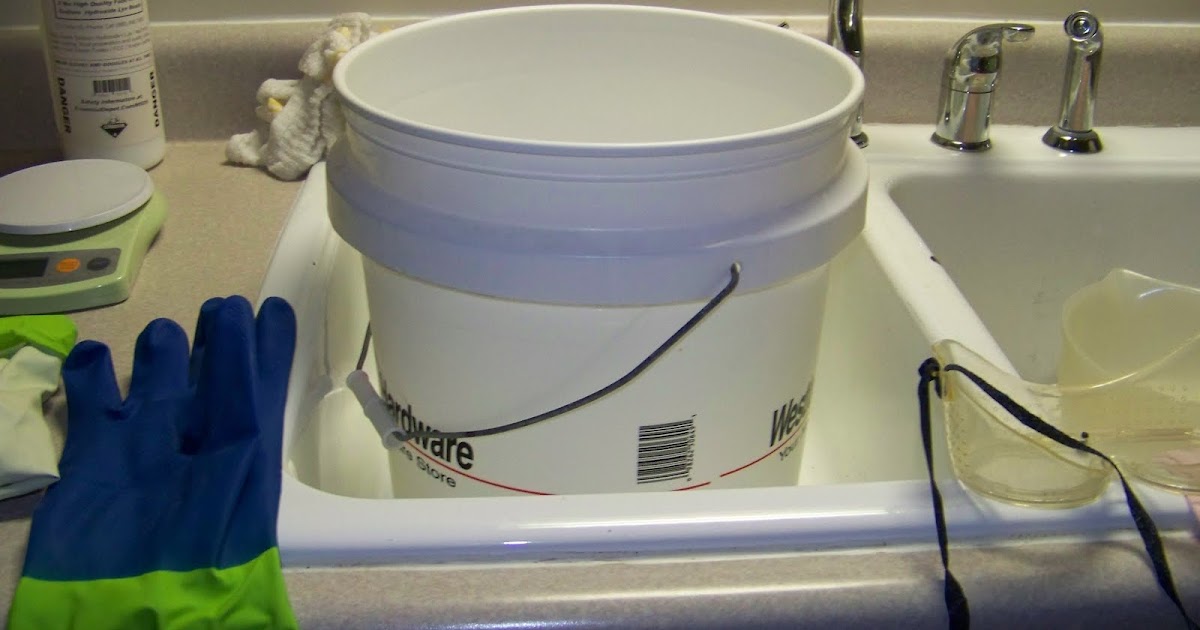 Hickery Holler Farm Homemade Liquid Lard and Lye Laundry Soap.