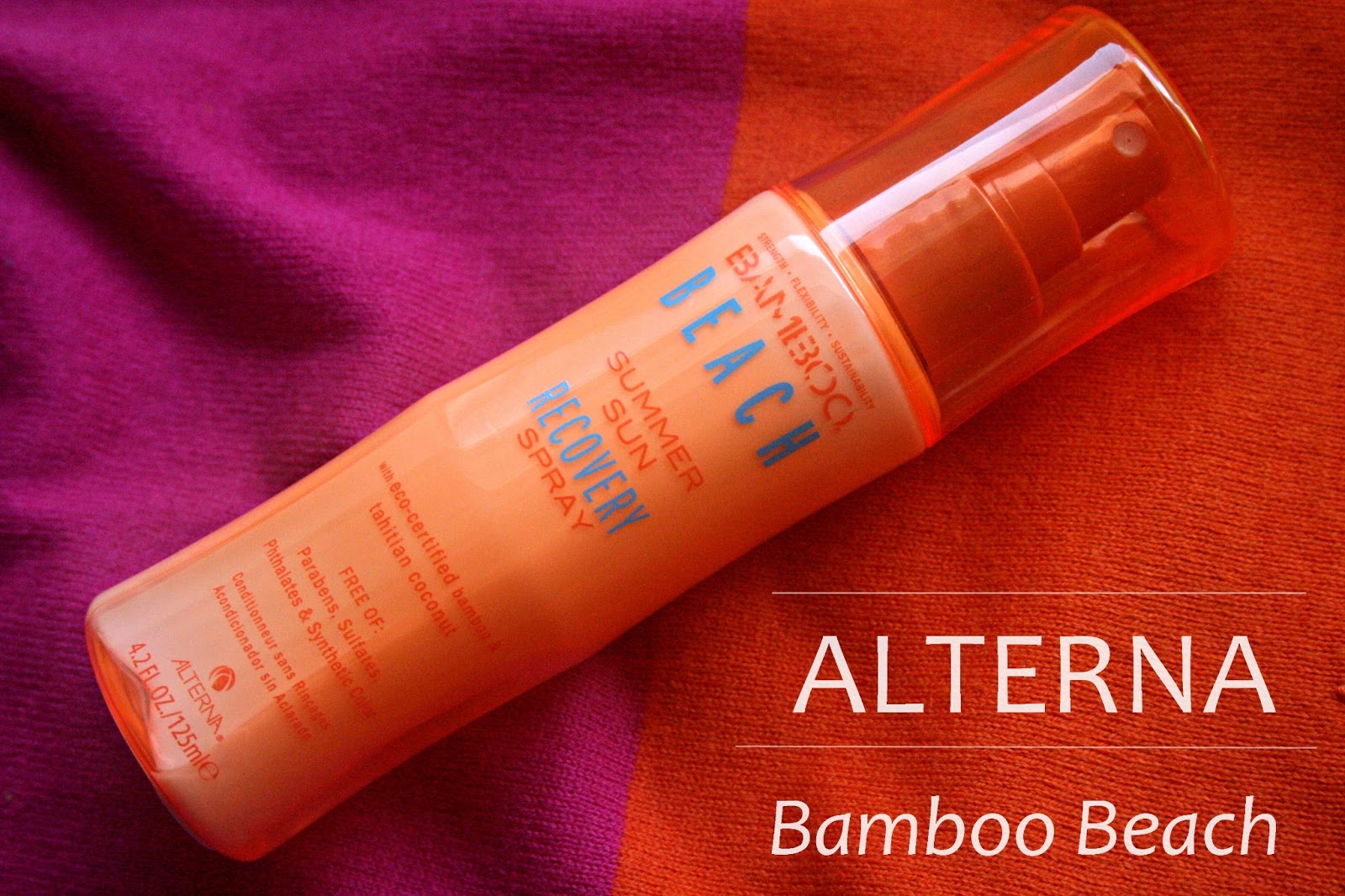 Makeup, Beauty and More Alterna Bamboo Beach Summer Sun Recovery Spray